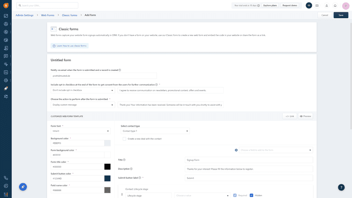 Webformulare helfen Ihnen dabei, neue Leads durch Website-Besucher:innen zu generieren