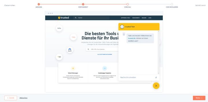 Erstellen Sie einen Live Chat für Ihre Website um Leads zu generieren und Fragen Ihrer Kunden zu beantworten