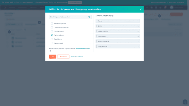Benutzerdefinierte Eigenschaften-Fenster für Kontakte erstellen Sie mit wenigen Klicks