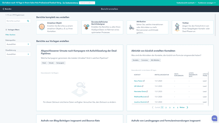 Benutzerdefinierte Reportings erstellen Sie bequem in einem eigenen Editor