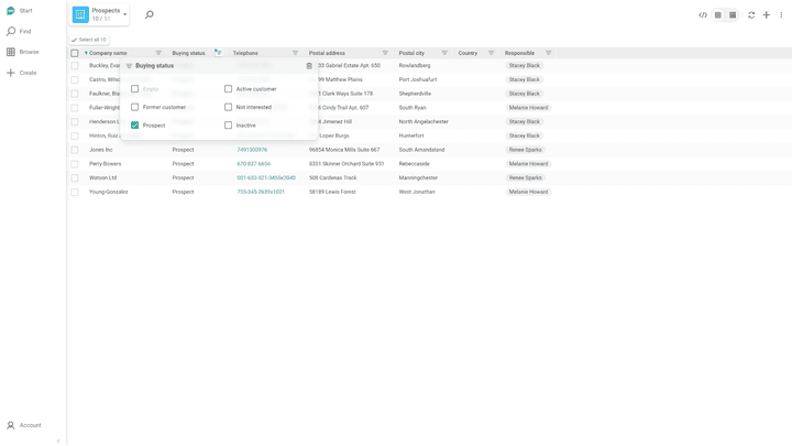 Mit dem Buying Status können Sie Ihre Kontakte weiter ausdifferenzieren und inaktive Kund:innen besser betreuen