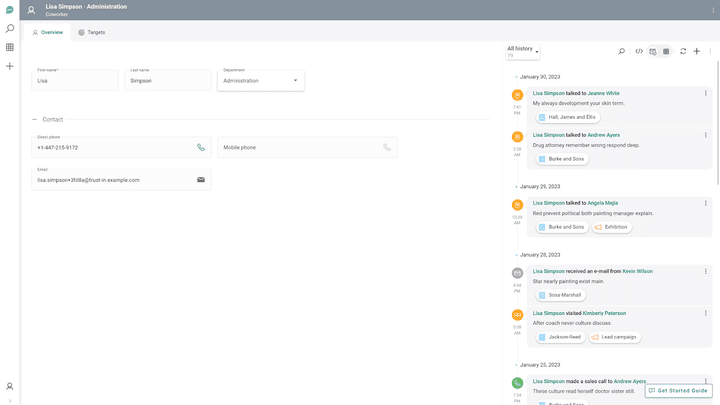 Behalten Sie den Überblick über die Aktivitäten Ihres gesamten Teams