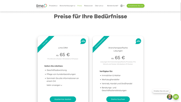 Eine Übersicht der Lime-Tarife