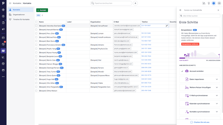 Das Onboarding wird ständig begleitet, sodass auch Neulinge alle Funktionen und Ihren Nutzen kennenlernen