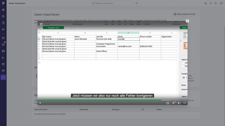 Auch die Funktion der Massenmigration von Daten wird ausführlich erläutert: Das klappt problemlos!