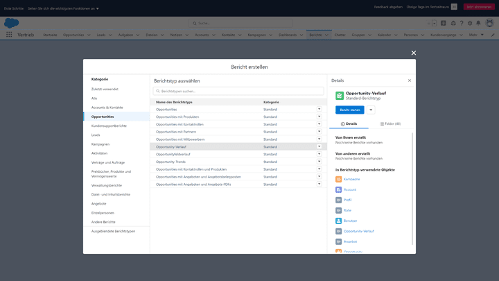 Ab Enterprise können Sie Prognosen zu eigenen Kennzahlen erstellen