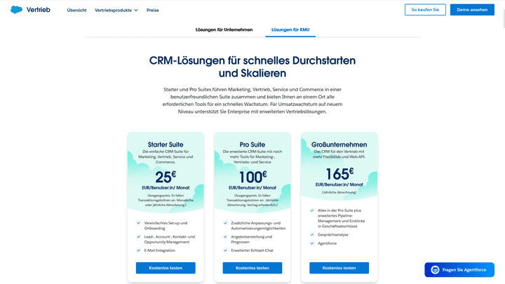 Eine Übersicht der verfügbaren Editionen und jeweiligen Preise