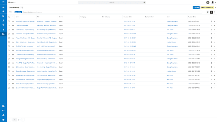 Dokumente können Sie bequem in Ihrer Dokumentenbibliothek ablegen und jederzeit darauf zugreifen