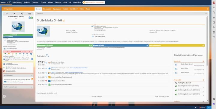 Die Oberfläche ist etwas in die Jahre gekommen aber dennoch funktional und übersichtlich
