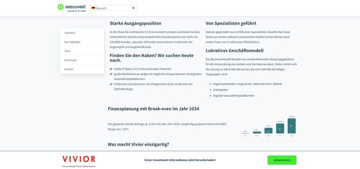 Die ausführlichen Projektübersichten bieten alle wichtigen Infos zu Konditionen und zum jeweiligen Unternehmen