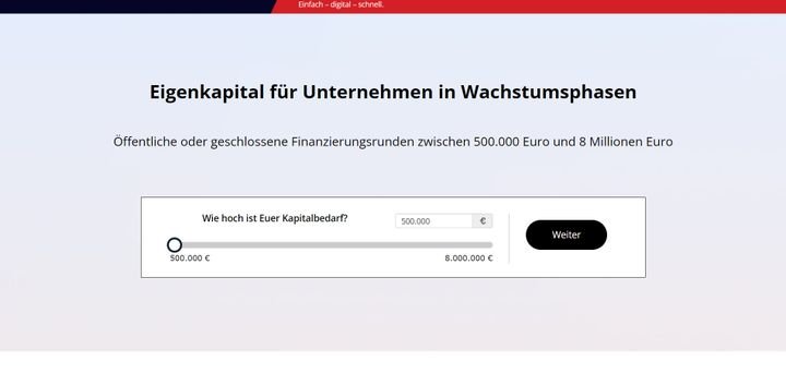 Startups können auf Companisto zwischen 500.000 und 8 Millionen Euro durch Privatinvestitionen einsammeln