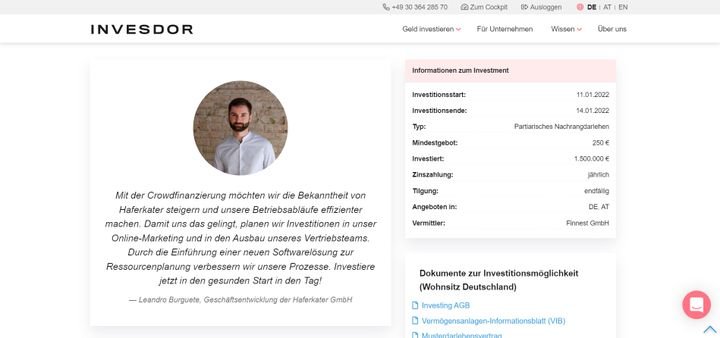 Die Konditionen auf Invesdor können je nach Projekt ganz unterschiedlich ausfallen
