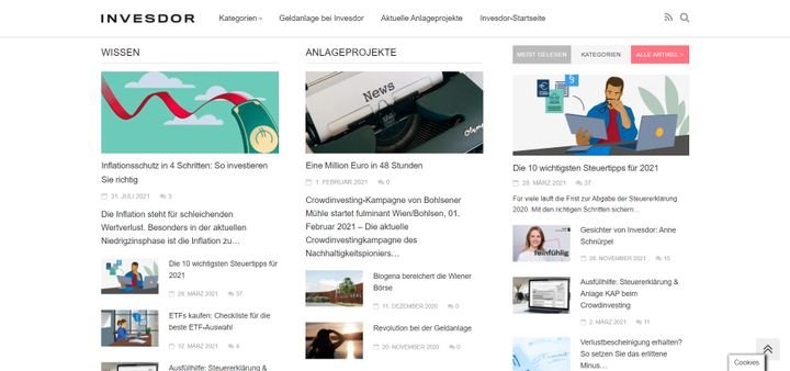 Im hauseigenen Magazin finden Sie nützliche Tipps rund um Crowdinvesting und Investitionen an sich