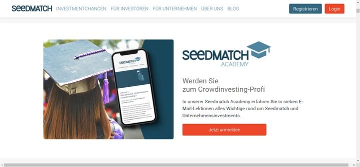In der Seedmatch Academy erfahren Anfänger:innen im Crowdinvesting alles, was Sie über die Plattform wissen müssen