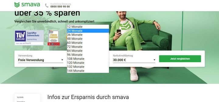 Auf Plattformen wie smava finden Privatleute schnell und einfach einen günstigen Kredit