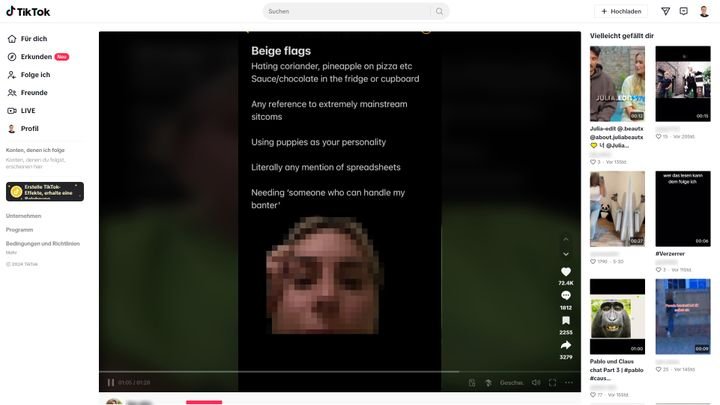 Wenn du regelmäßig online datest, dann sind dir bestimmt schon einmal diese beigen Flags aufgefallen