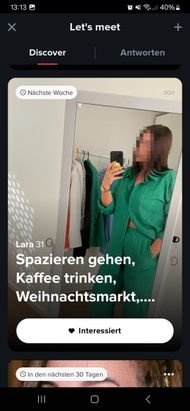 Spontan ein Date posten, zu dem andere User sich anmelden können, das ist die Idee hinter “Let’s meet”