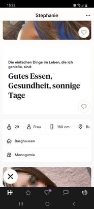 Hinge verbringst du viel mehr Zeit in den Profilen anderer User, als bei Tinder und Co.; hier gibt es viel zu entdecken