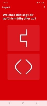 Eine ziemlich abstrakte Frage für einen Persönlichkeitstest. Ob vielleicht doch mehr hinter dem Test steckt, als ursprünglich angenommen?