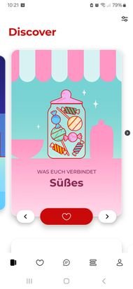 Zu jedem Match zeigt dir Parship die Gemeinsamkeiten in den Profilen an. Sie liebt Süßes und ich liebe Süßes. Die Verbindung ist doch ideal, oder?