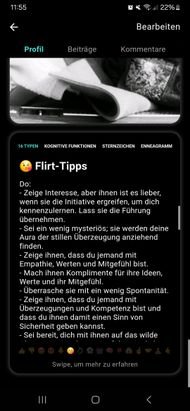 Zu jedem Persönlichkeitstyp gibt Boo ein paar Flirt-Tipps auf den Weg. Na, dann kann ja nichts mehr schief gehen!