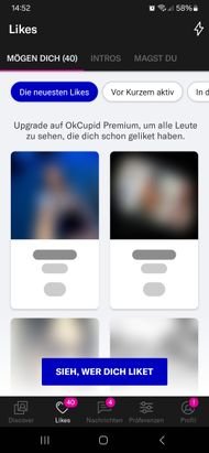 40 Likes innerhalb kürzester Zeit; und zum Freischalten brauche ich natürlich Premium