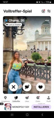 Badoo ist fast identisch wie Tinder aufgebaut und das Konzept ist ebenfalls das gleiche