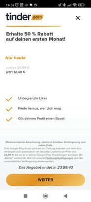 Ein Abo ist auf Tinder nicht unbedingt notwendig, um auf der Plattform Spaß zu haben