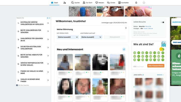 Finya ist komplett kostenlos; dafür musst du aber mit viel Werbung leben
