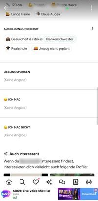 Der Negativ-Klassiker aller Dating-Plattformen… leere Profile! Auch auf Finya gibt es davon viele zu entdecken.