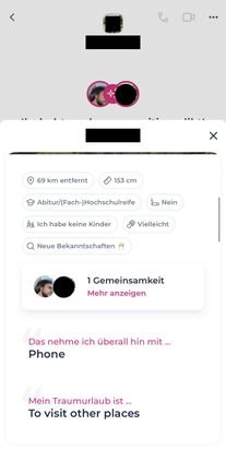 “Mein Traumurlaub ist… to visit other places”? Solche Profile machen mich ein bisschen traurig, weil sich die Menschen dahinter offenbar nicht einmal 10 Sekunden Zeit genommen haben, um auf eine Profilfrage zu antworten. Da komme ich mir, der ernsthaft über eine Antwort nachdenkt, ein bisschen veralbert vor. Oder verstehe ich da etwas falsch am Online-Dating?