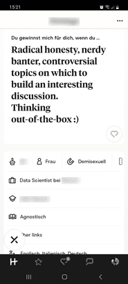 Manche Dating-Apps (wie Hinge) überzeugen mit einem seriösen Auftritt und sind auch bei der Generation 30+ beliebt
