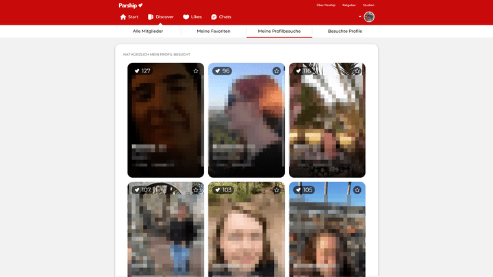 Personen unter 30 Jahren gibt es auf Parship nur sehr wenige