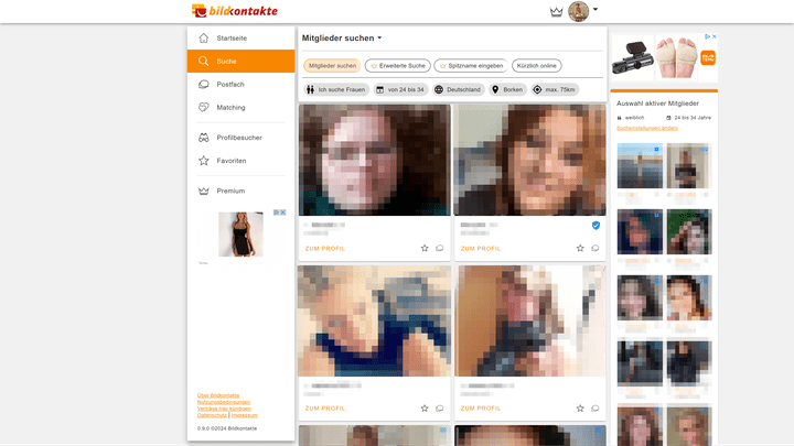 Erweiterte Filter und ein näherer Umkreis sind nur für Premium-Abonnent:innen freigeschaltet. Im Normalfall reichen die Basisfilter aber aus.