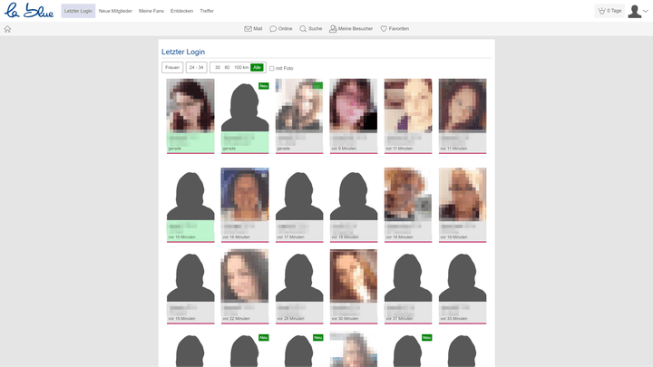“Alle 2 Minuten loggt sich jemand bei lablue ein.” So könnte ein wenig rühmlicher Werbeslogan für lablue lauten.