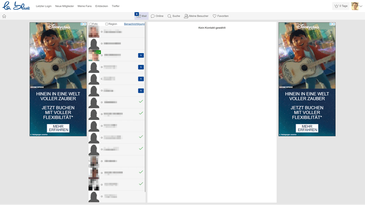 Wer ein gut gefülltes Postfach mag, ist bei lablue gut aufgehoben – obwohl nur wenig los ist