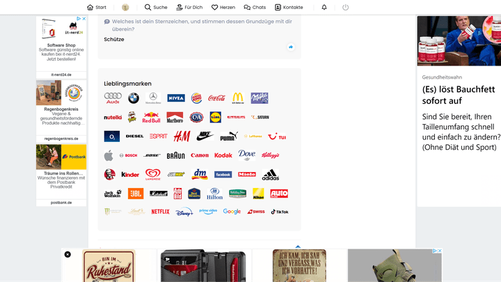 Vielleicht etwas einfach, aber: Auch mit Features wie den “Lieblingsmarken” kannst du deinen eigenen Horizont erweitern