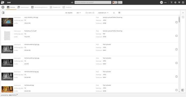 Durch das Ausblenden der Menüs gewinnen Sie bei Bedarf mehr Übersicht