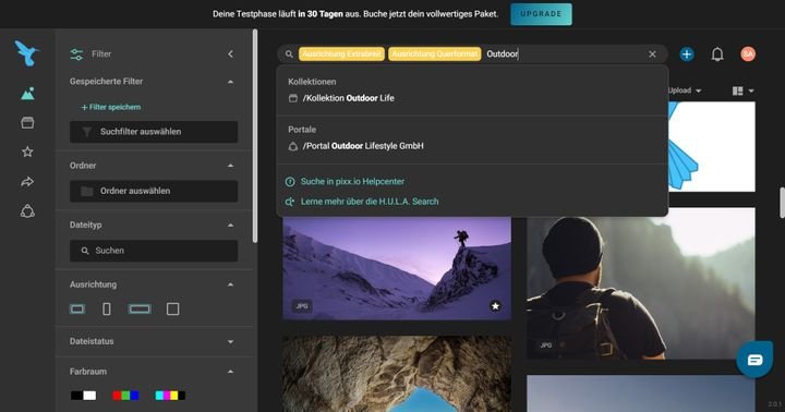 Navigieren Sie mit der H.U.L.A.-Suche schneller durch Ihr DAM