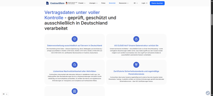 ContractHero ist eine deutsche Softwarelösung und vollständig DSGVO-konform