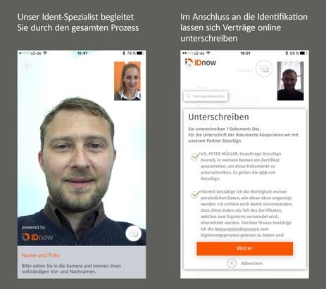 Im zweiten Schritt identifizieren Sie sich per VideoIdent-Verfahren