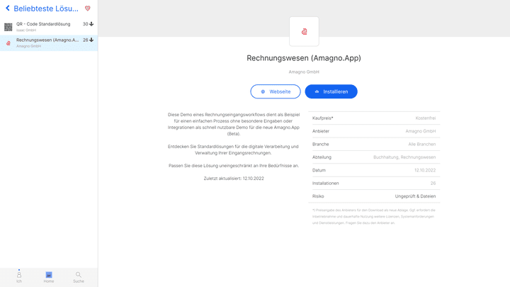 Die Standardlösungen von Amagno sparen Ihnen viel Zeit bei der Einrichtung Ihrer Ablagen