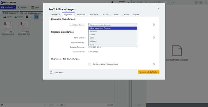 Nutzen Sie die Konfigurationsmöglichkeiten, um sich Ihr ideales Interface zusammenzustellen