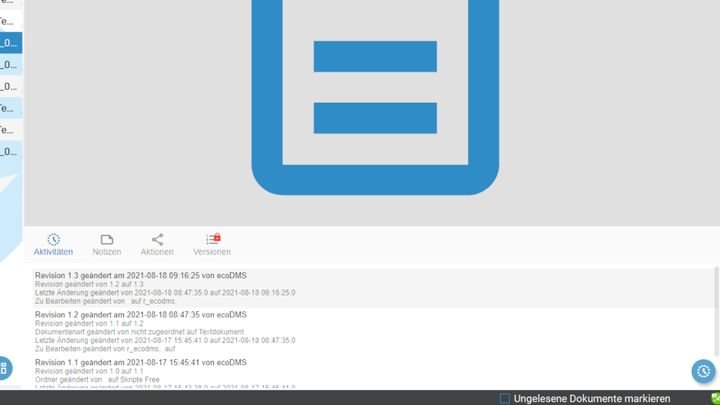 Mehr Übersicht mit den Aktivitäten