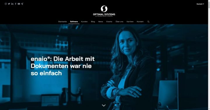 enaio im Dokumentenmanagement-Test von trusted.de