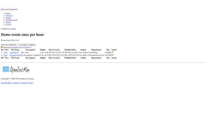 OpenDocMan ist nicht superhübsch, aber kostenlos und effizient
