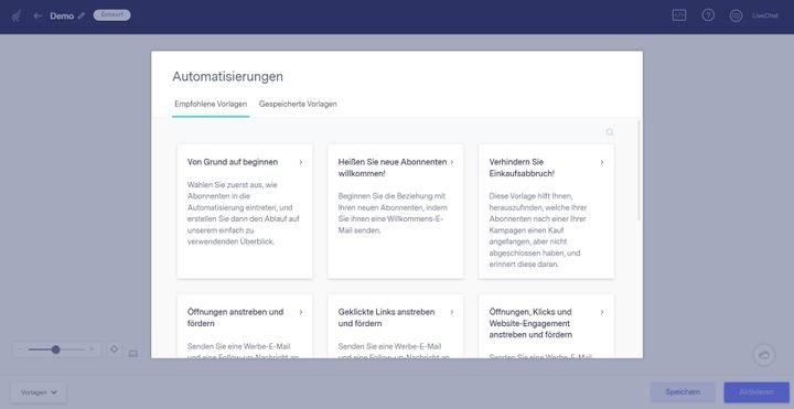 Vorlagen erleichtern Ihnen den Aufbau Ihrer eigenen Automatisierungen