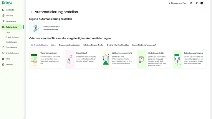 Erstellen Sie mit wenigen Klicks effektive Automatisierungen