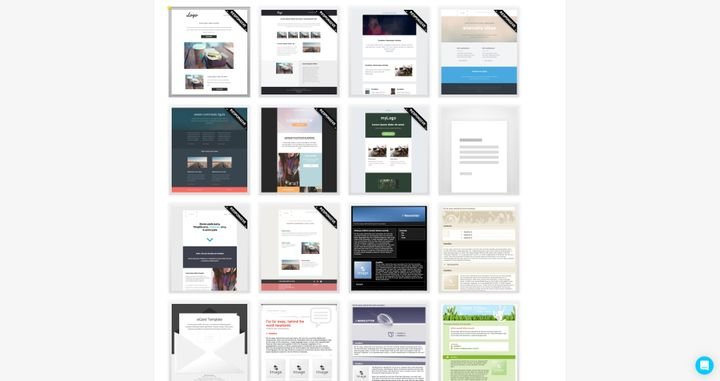 Wählen Sie aus den Vorlagen Ihren Favoriten aus