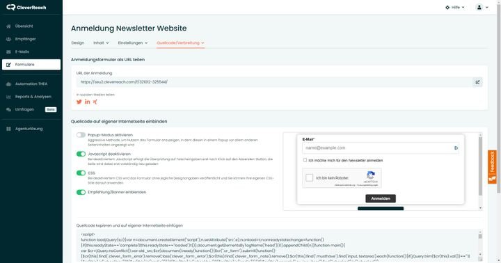 Kümmern Sie sich auch um alle notwendigen Inhalte für eine erfolgreiche Abmeldung